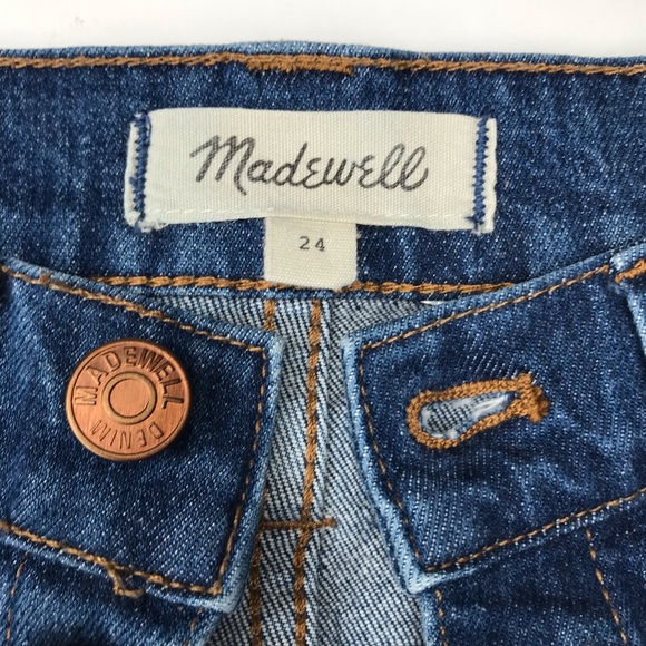 Madewell Button Down Denim Mini Skirt - 24 - Picture 12 of 17